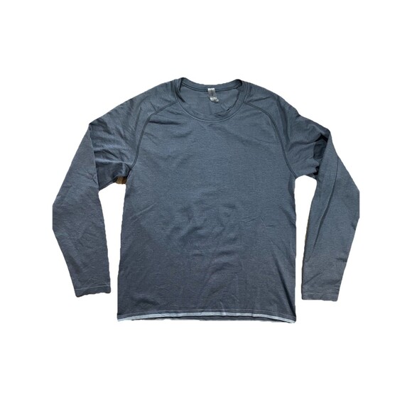 Outdoor Voices Other - OUTDOOR VOICES Mesh Thinkfast Waffle Knit Crewneck Blue Medium M Men’s EUC